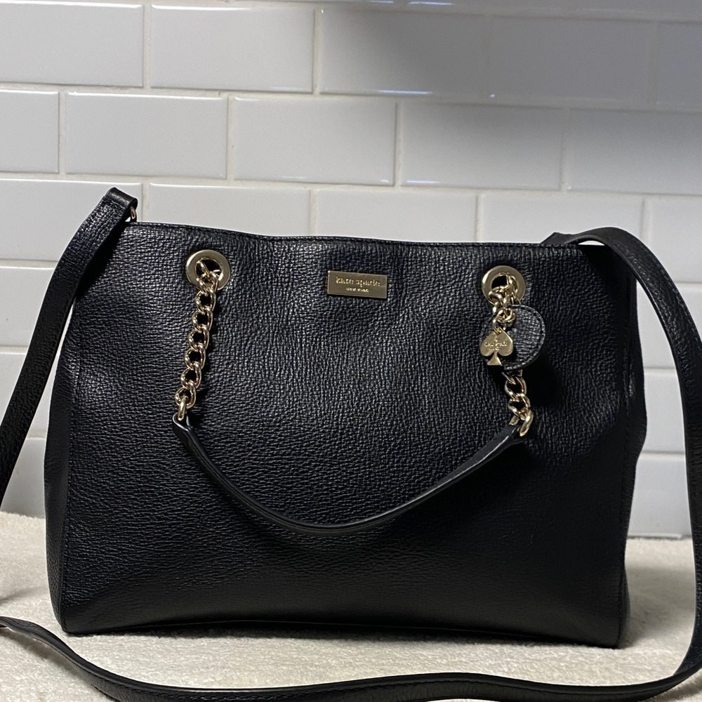 Kate Spade Black Leather shoulder bag